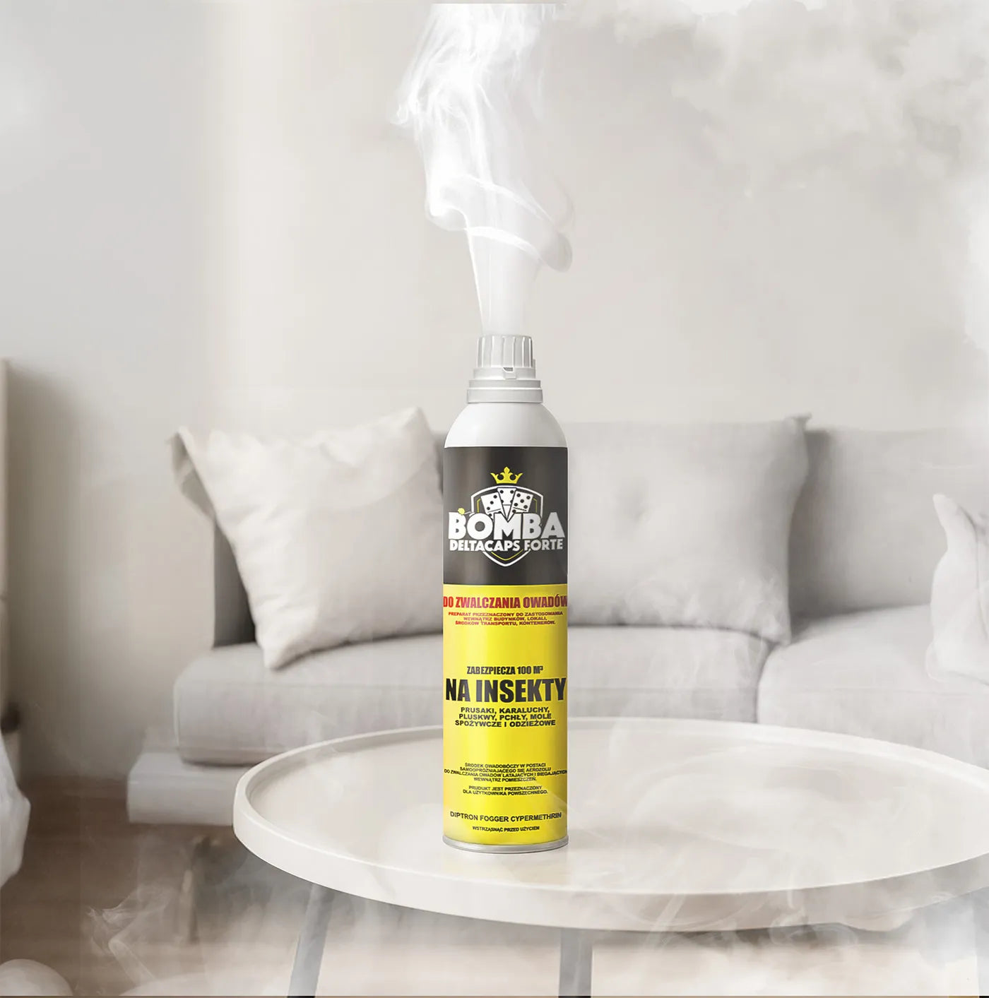 Fogging Bomb Against Cockroaches and Roaches – Deltacaps FORTE Protects Up to 100 m³