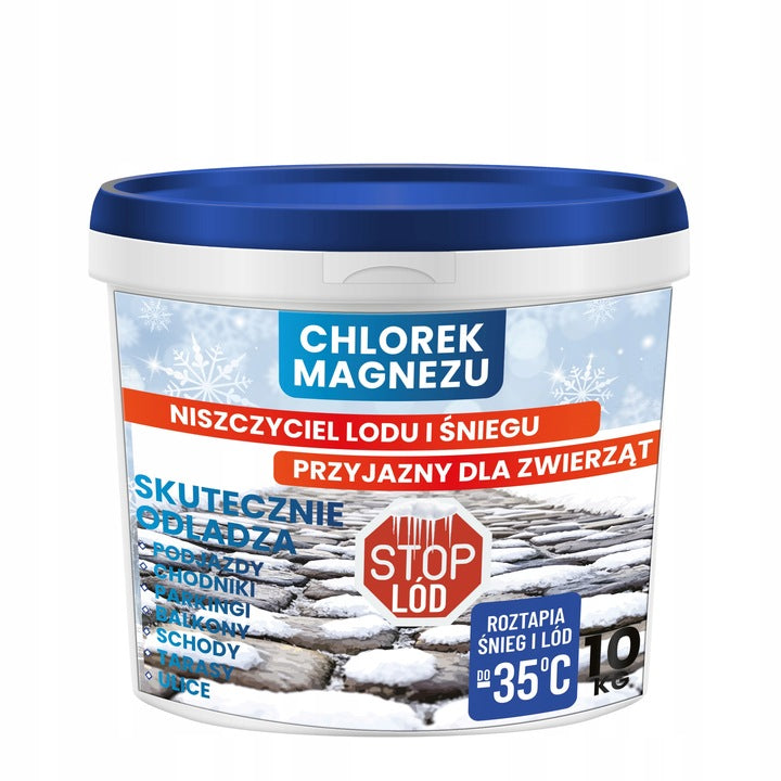 MAGNESIUMCHLORIDE 10 KG – IJsvrijmaker, beter dan strooizout en veilig voor dieren!