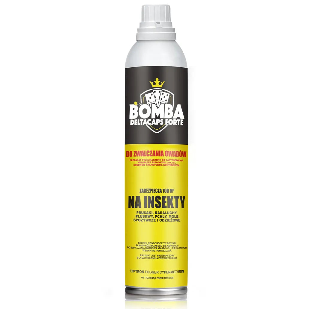 Fogging Bomb Against Cockroaches and Roaches – Deltacaps FORTE Protects Up to 100 m³