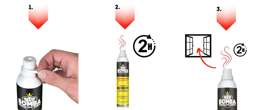 Fogging Bomb Against Cockroaches and Roaches – Deltacaps FORTE Protects Up to 100 m³